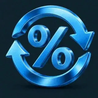 Percent cycle icon — A Big Candy