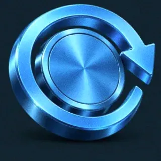 Gold circular arrow — A Big Candy