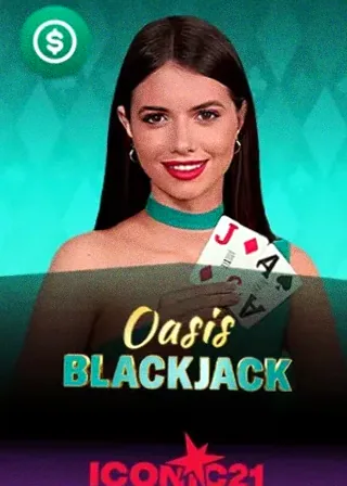 Oasis Blackjack live game cover