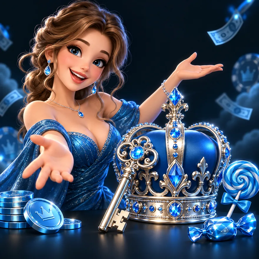 Royal crown and key — A Big Candy