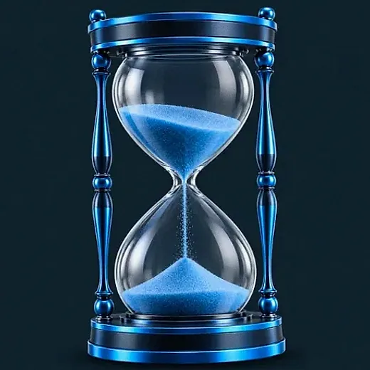 Ornate hourglass — A Big Candy